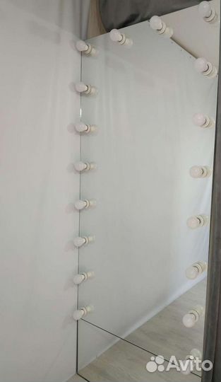 Зеркало напольное с подсветкой гримёрное 180/90
