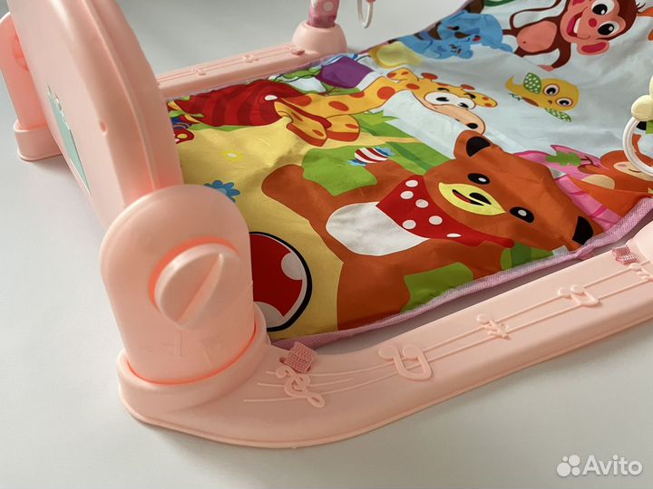 Развивающий музыкальный коврик детский пианино