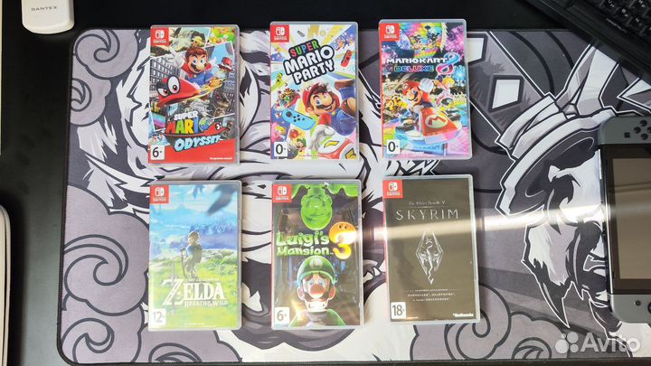 Nintendo Switch 32+128 Гб + Игры