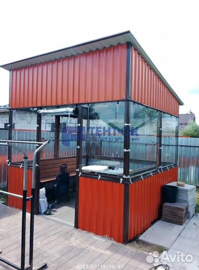 Мягкое стекло для беседок