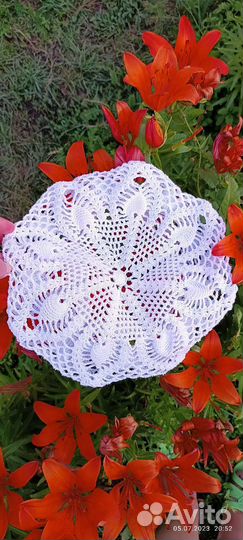 Берет вязаный