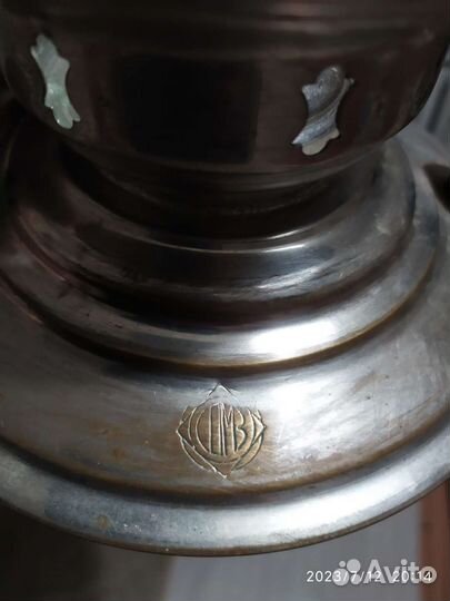 Самовар электрический СССР латунь 60год