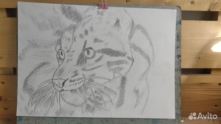 Картина рисунок карандашом а3