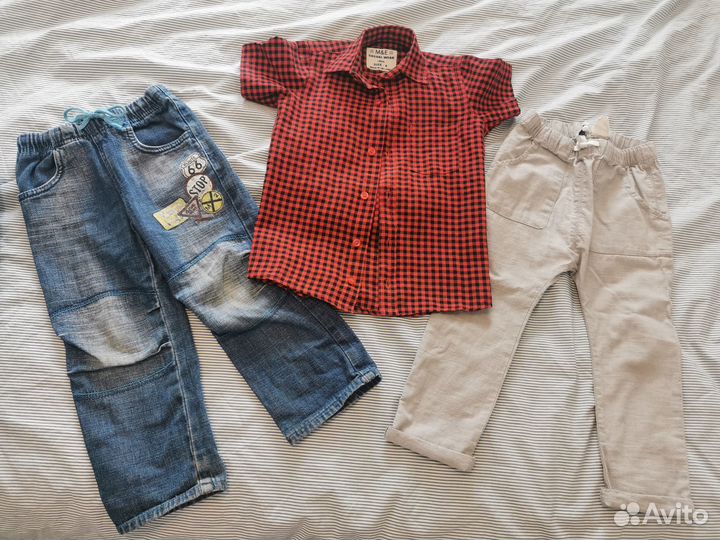 Рубашки джинсы брюки мальчику
