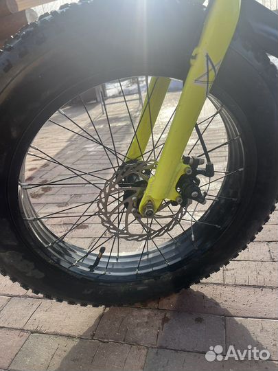 Велосипед black aqua fat 20