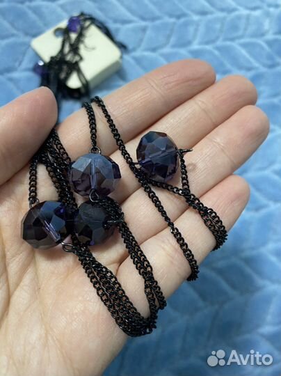 Комплект ожерелье+серьги