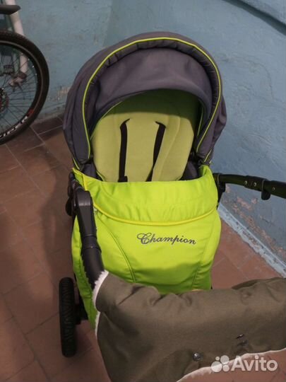 Коляска 2 в 1 adamex champion