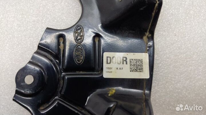 Пыльник тормозного диска передний правый Hyundai