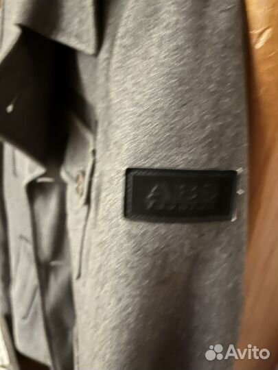 Мужское шерстяное полупальто