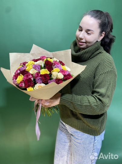 51 роза с доставкой в Севастополе