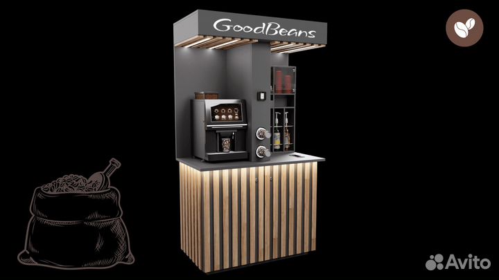 Кофейня самообслуживания, кофе с собой