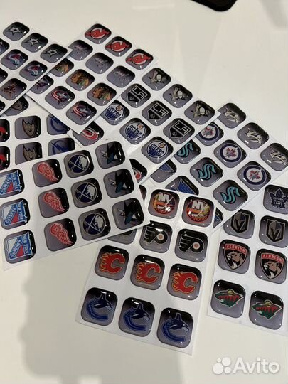 3D стикеры хоккейных команд NHL, нхл