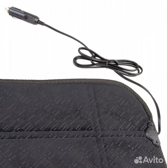 Подогрев сиденья без спинки skyway Черный 12V 43х4