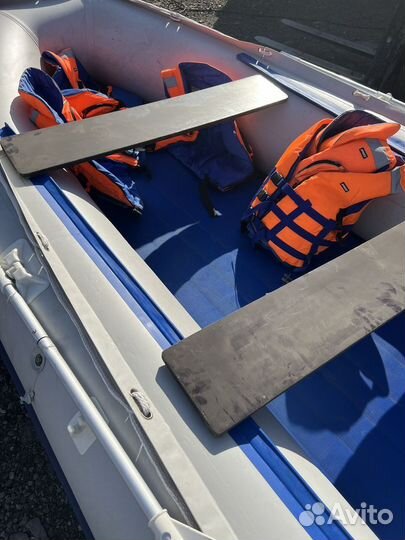 Лодка надувная Solar 420 мк с мотором Tohatsu M30S