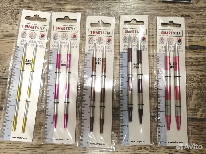 Спицы съемные KnitPro Zing, Smart, NovaCubics