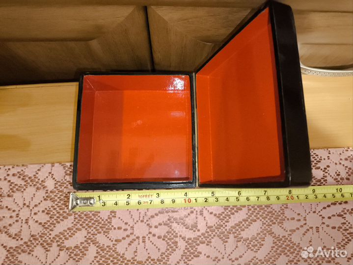 Шкатулка федоскино 1960-е гг.,Худ. Кузнецова