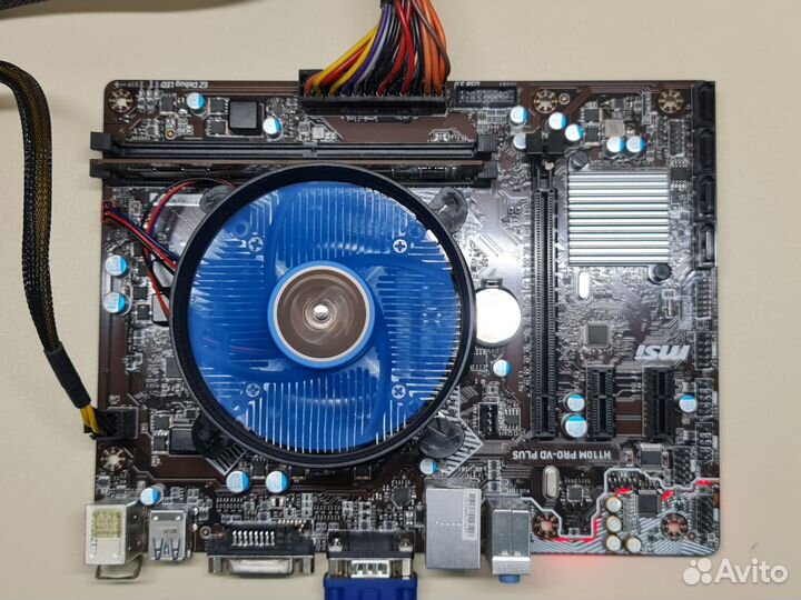 Материнская плата 1151 /MSI H110M PRO /G3900 /4GB