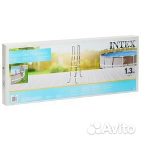 Лестница двусторонняя intex 132 см