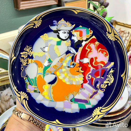 Фарфоровая тарелка Rosenthal Zauberpferd II