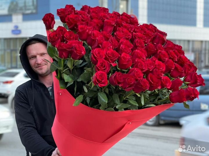 101 Роза Доставка 101 Роза Цветы Букеты