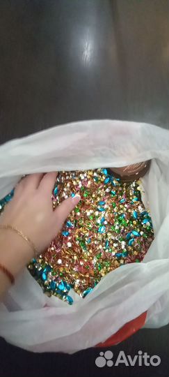 Бисер пайетка камни