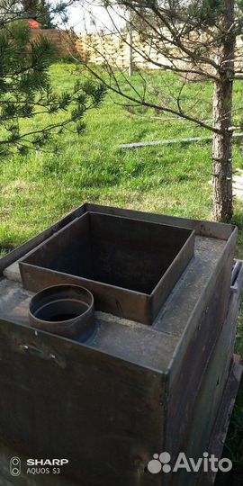 Печь для бани и сауны, из нержавеющей стали 8мм