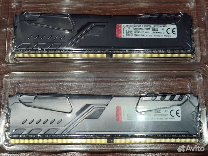 Оперативная память Kingston HyperX fury Black HX43