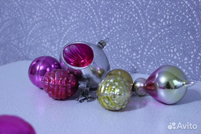 Елочные игрушки СССР под реставрацию