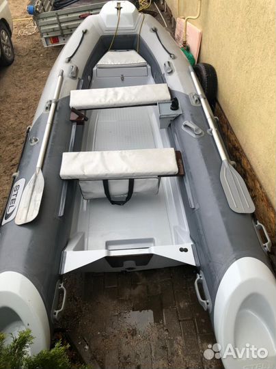 Лодка Stel 375r с мотором Mercury 9.9 (15)