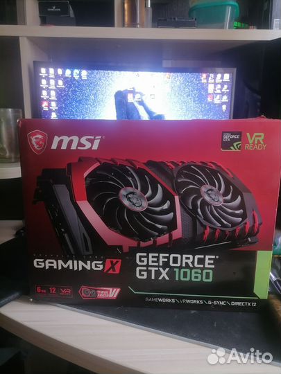 Видеокарта gtx 1060 6gb msi