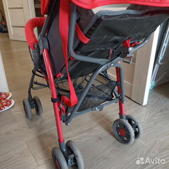 Детская коляска-трость Babyton zoo red