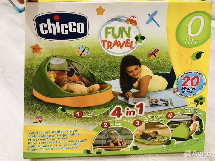 Развивающий музыкальный коврик chicco