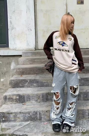 Штаны Jaded London Distressed Pants