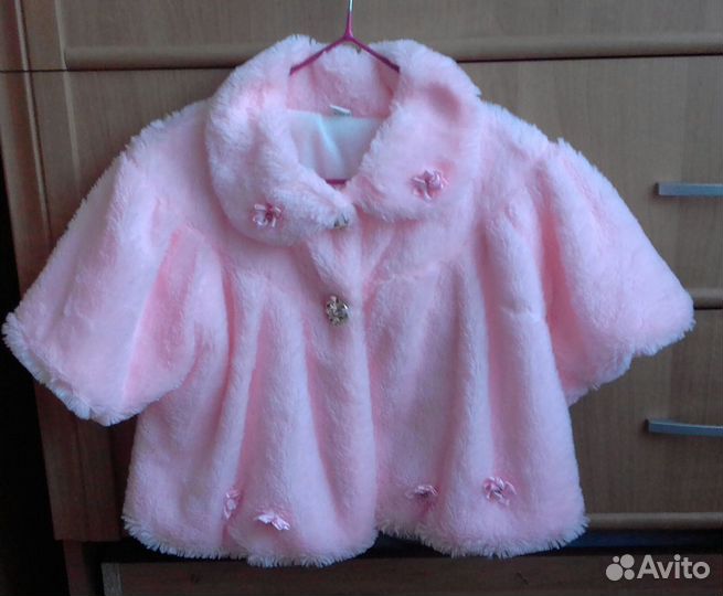 Болеро меховое для девочки
