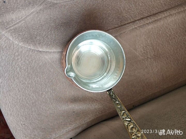 Турка для кофе медная