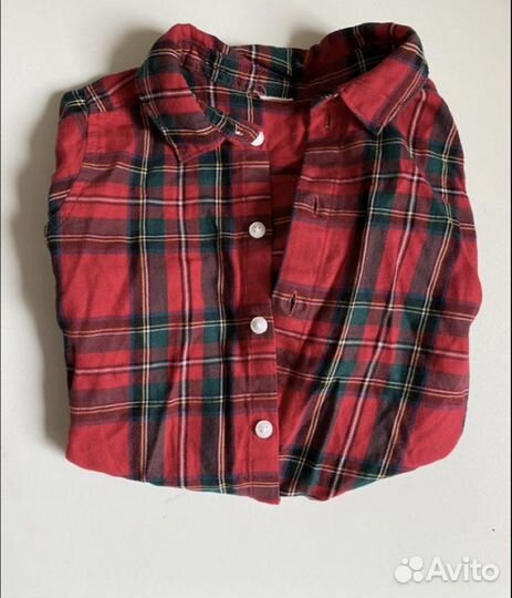 Брендовая рубашка на мальчика 86 р
