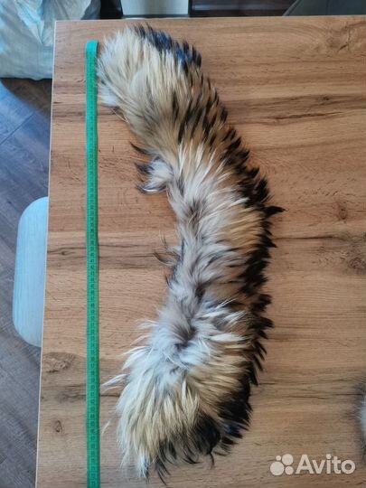 Меховой воротник енот