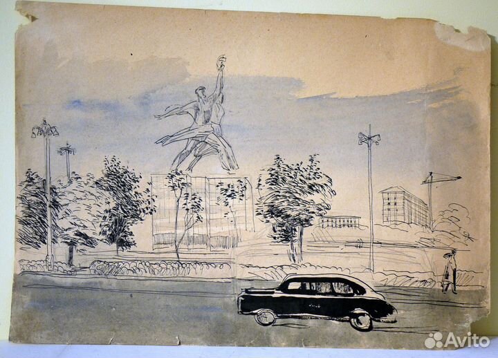 Картины, графика, живопись, пастэль СССР