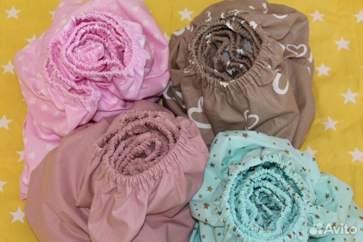 Простыни на резинке новые в наличии