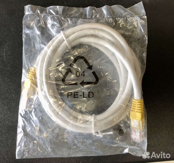 Патч-корд кабель для интернета (новый)