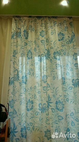 Тюль лен, Портьеры, Тюль в спальню