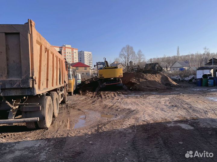 Песок с карьера