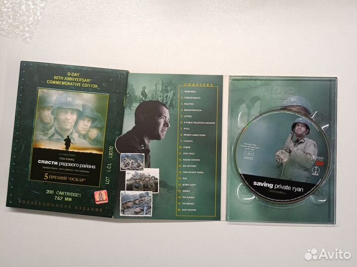 DVD диск, фильм Спасти Рядового Райана