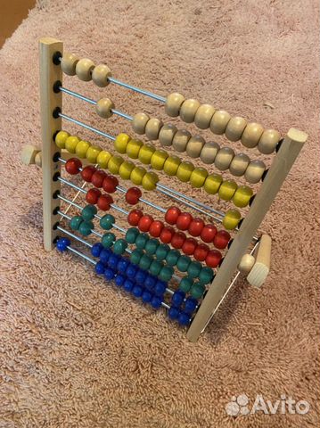 Деревянная игрушка(счёты)