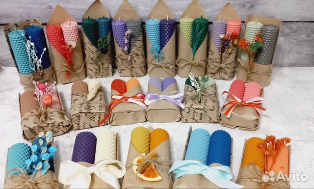 Свечи из натуральной вощины/Подарок