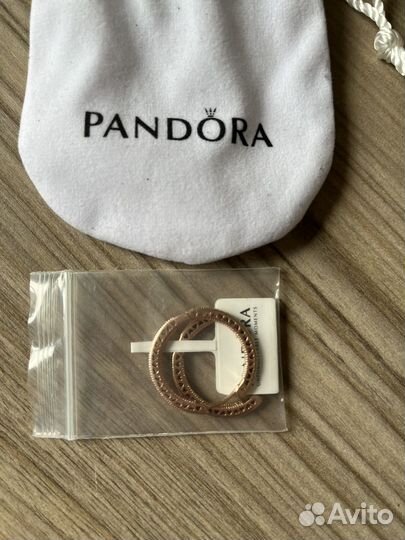 Серьги pandora кольца