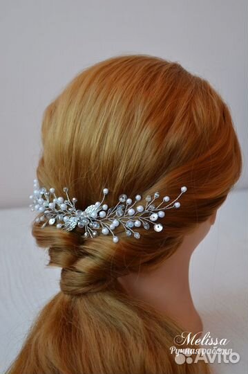 Веточка для свадебной прически невесты