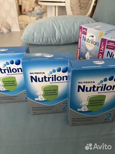 Смесь кисломолочная nutrilon 2(3 упаковки по 350г