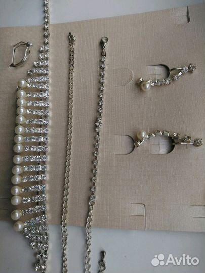 Бижутерия колье на праздник, свадьбу, Новый год