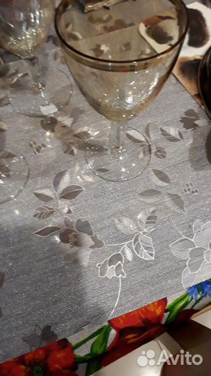 Рюмки с золотой каймой